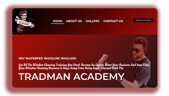 Trad Man Academy Website