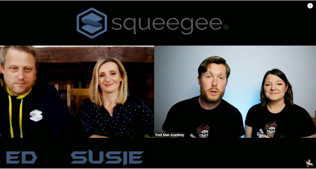 Tradman and Tradgirl interview Ed and Susie from Squeegee