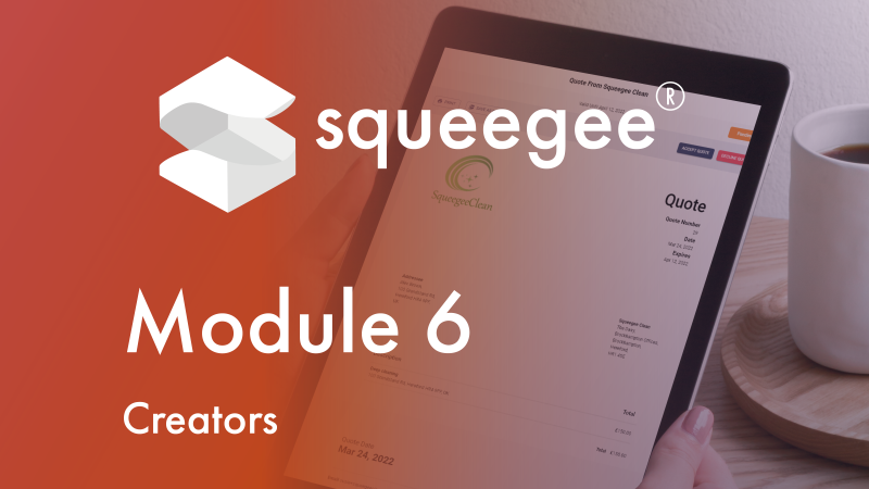 Squeegee Training Academy Module 6 Creators