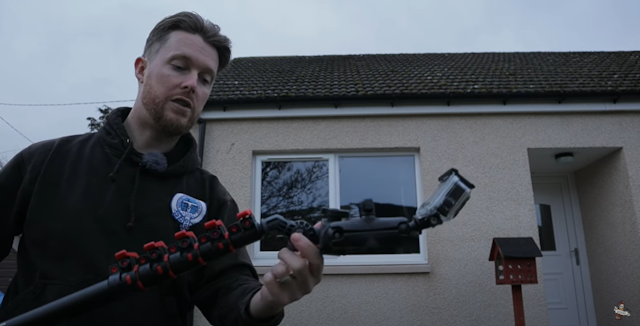 Trad-Man demonstrates an easy way to set up a camera for a gutter inspection using a Go Pro 