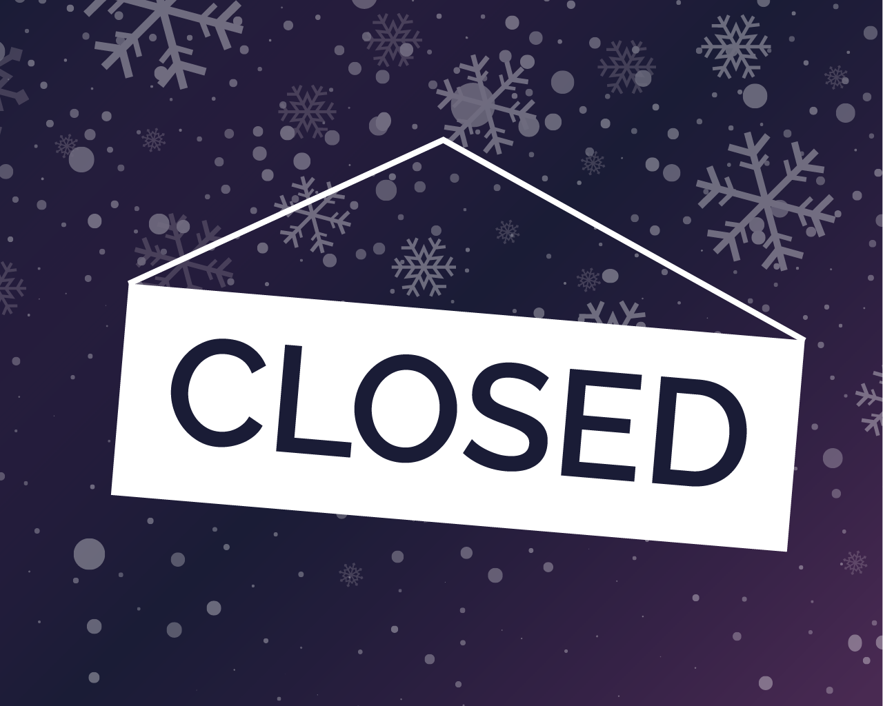 Squeegee Offices will be closed from 23rd December to 5th Jan 2022