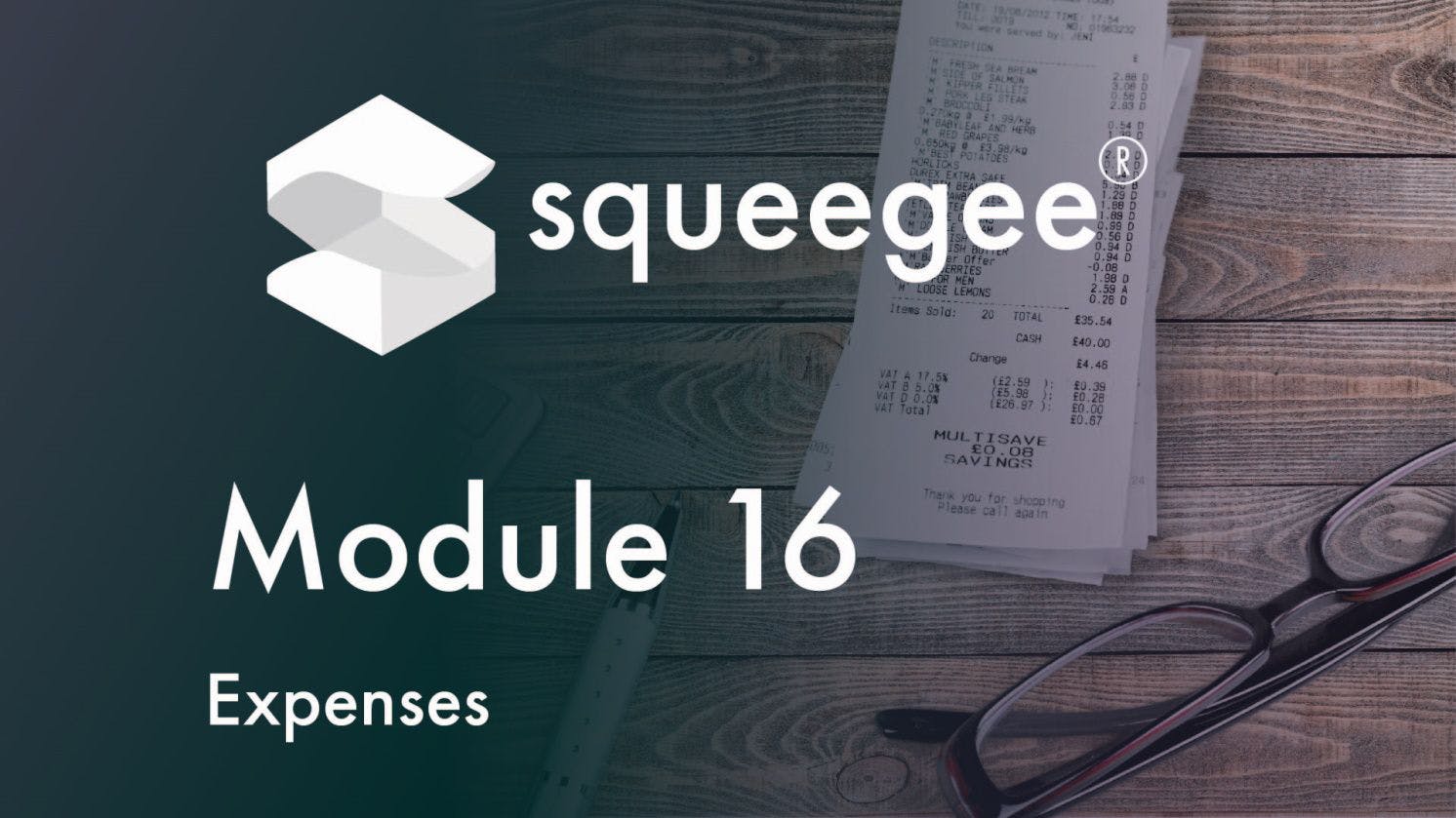 Squeegee Training Academy Module 16 Expenses