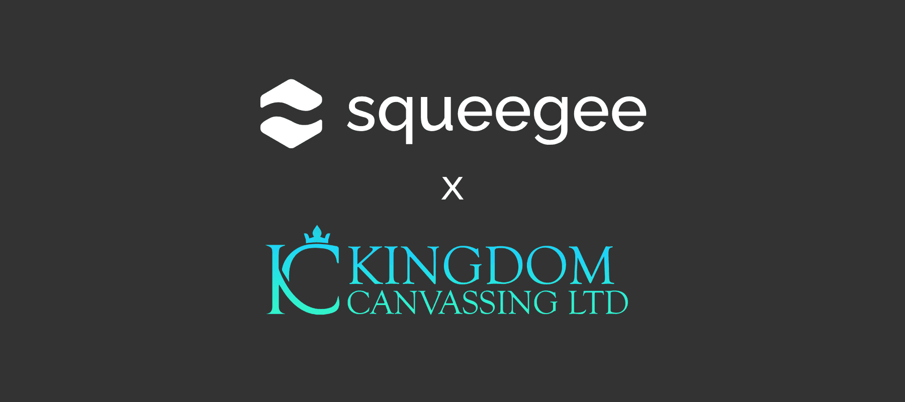 Squeegee App logo x Kingdom Canvassing logo